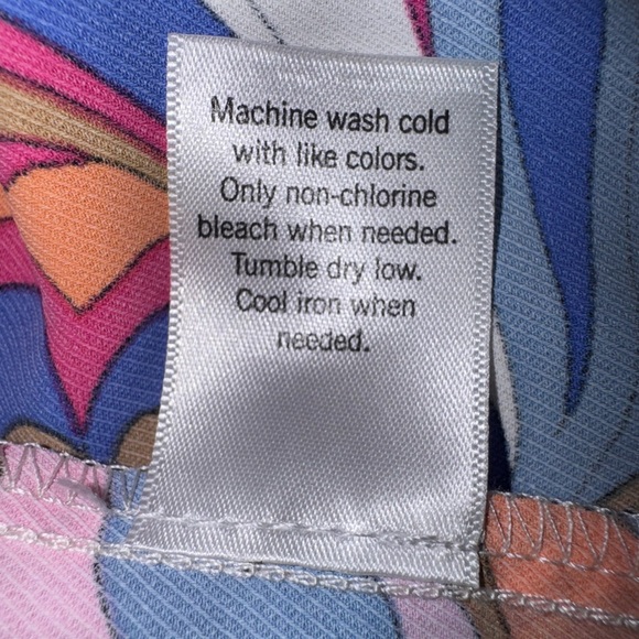 INTEMPO WOMEN'S MIDI DRESS MULTICOLOR LONG SLEEVE WRAP DRESS SIZE XS - Picture 15 of 15